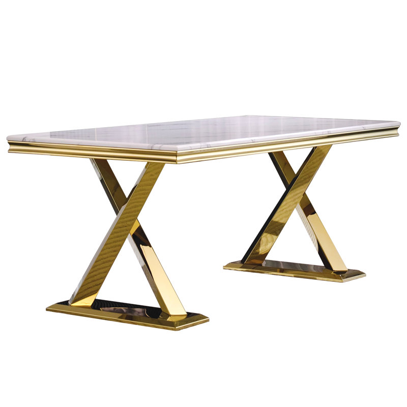Lockhaven Metal Base Dining Table