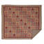 Courtepointe réversible en coton standard Dawson Star-115109115