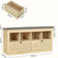 Banc de rangement en tissu Arshiya