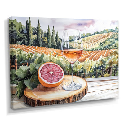 Birtie - Art mural de vignoble pour le salon