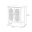 Armoire moderne simple en verre à double porte-110188946