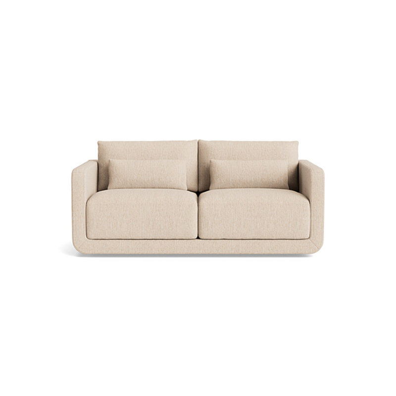 Eva Loveseat (70"), Plush Woven - Tan