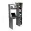 Writintg Desk, Two Superior Shelves, Five Cubbies -Smokey Oak