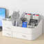 Small White Makeup Desktop Organizer