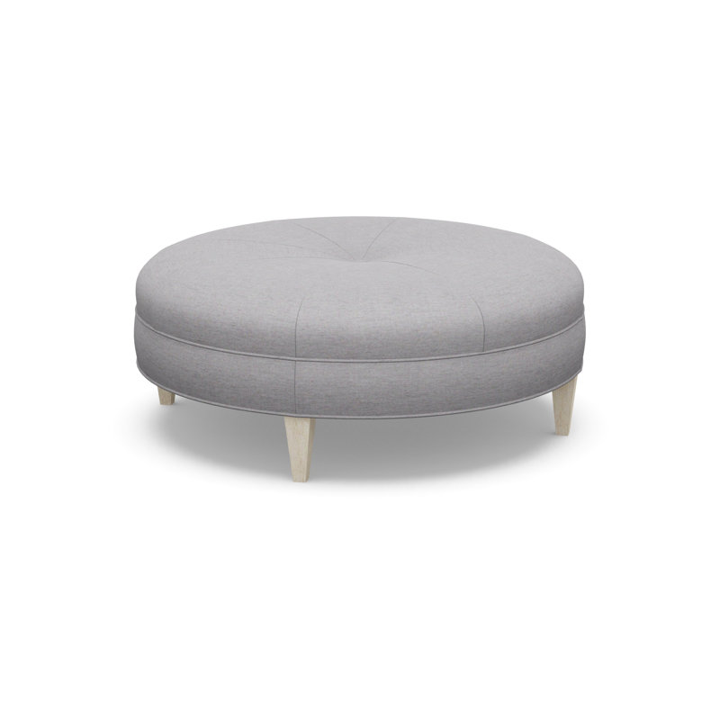 Round Ottoman, 8938-81, Sandstone