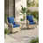 Blue Cushion/Natural Wood Frame selected