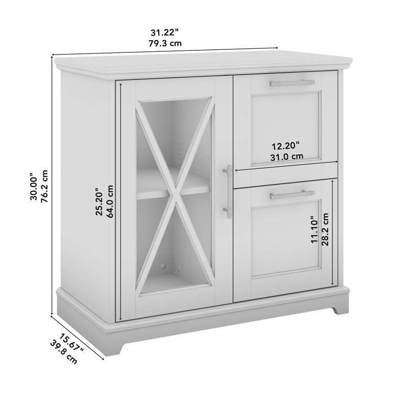 31'' Wide 2 -Drawer File Cabinet