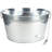 Galvanized Round With Handles Beer Bucket
