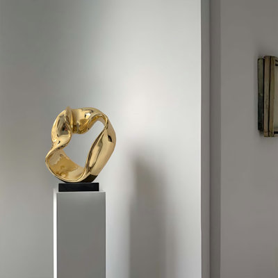 19,69 "art abstrait moderne sculpture or plancher