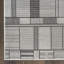 Tapis d'intérieur moderne noir et gris Faunsdale-675752369