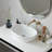 Cpingao 22" x 15" Solid Surface Oval Bathroom Sink Vessel Sink