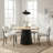 Sherpa Fabric Upholstered Dining Chairs Set with Backrest For Dining Room, Kitchen, Living Room-1180803266
