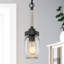 Luminaire suspendu en pot 1 lumière Carlile
