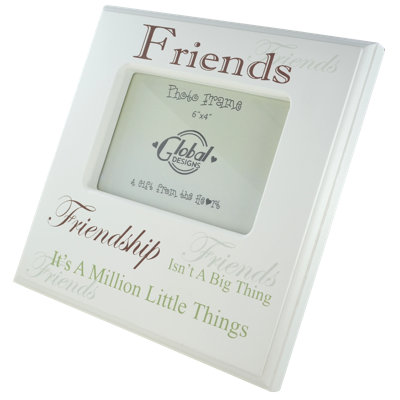 Cream Solid + Manufactured Wood Picture Frame