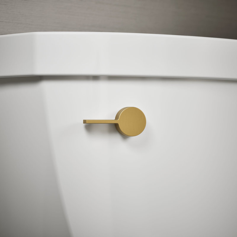 Cimarron® Trip Lever, Left Hand, Vibrant Brushed Moderne Brass