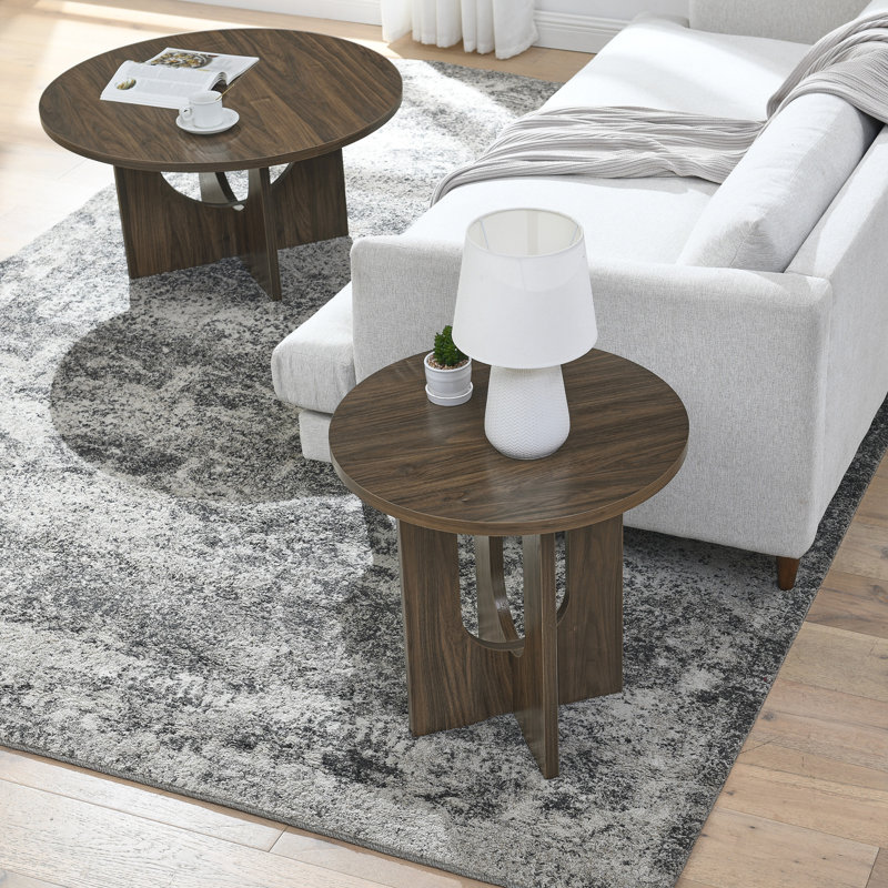 Table basse, Noyer naturel