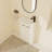23'' Free standing Single Bathroom Vanity With Ceramic Vanity Top-264446090