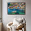 Plage "Impression sur toile Meniera Beach Town"-101455797