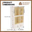 Organisateur de rangement portatif pour garde-robe avec 9 portes et roulettes magnétiques