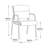 Lanny Faux Leather Seat Waiting Room Chair-98346337