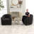 Annelotte Velvet Swivel Barrel Chair-797866487