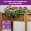 Boîte à fleurs d'extérieur -1913324816