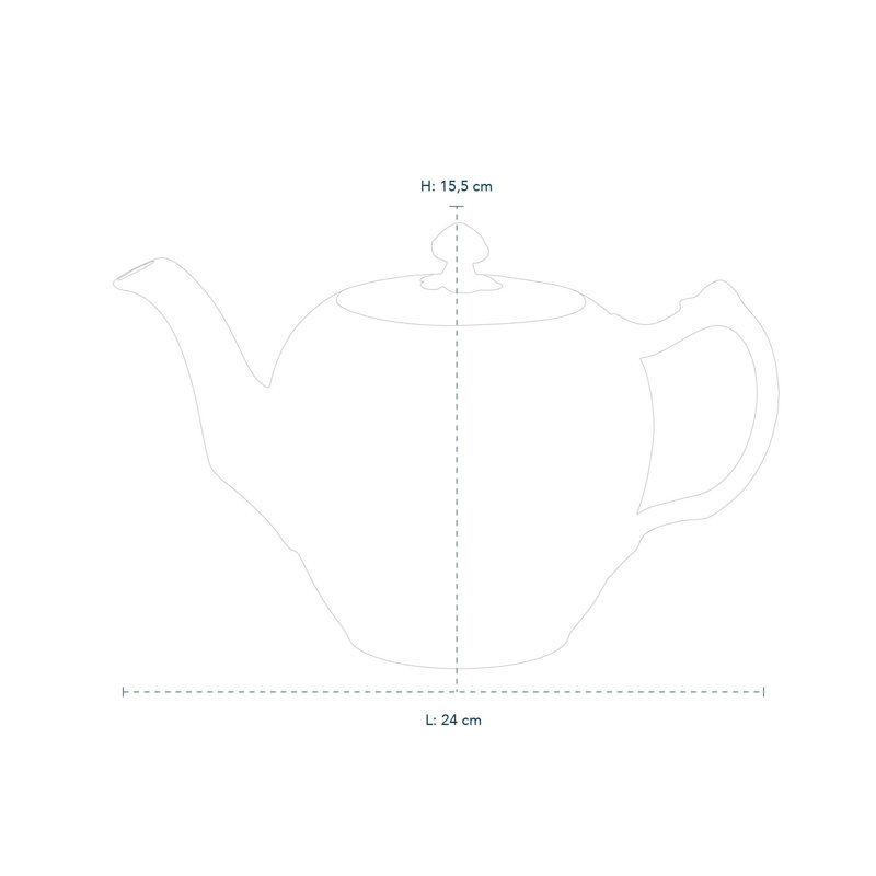 Royal Copenhagen Princess Teapot