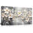 Flower Pictures Wall Art For Bedroom Women - White Canvas Wall Art For Living Room - Girls Room Decor Ready To Hang Size 20" X 40"