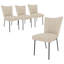 Chaises de salle à manger, chaises de conférence (4 chaises) rembourrées Daina-418480733-443821822