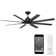 66" 8 - Blade Outdoor / Indoor Smart Ceiling Fan with Remote Control Included, Works With Google Assistant, Amazon Alexa and IOS/Android Mobile APP