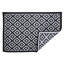  Flatweave Black Rug-1129081009
