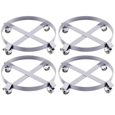 55 Gallon Drum DollyDolly Heavy Duty Steel 1000 Pound Drum Dolly Pack