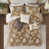 Motif floral terre cuite