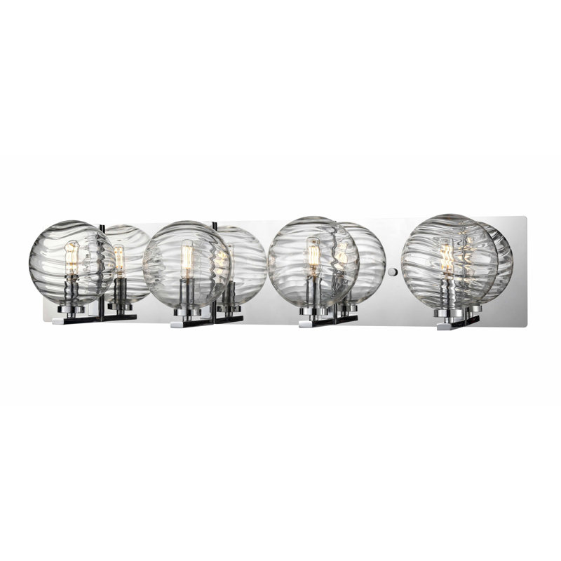 Éclairage pour meuble-lavabo 4 lumières Colombard, Chrome
