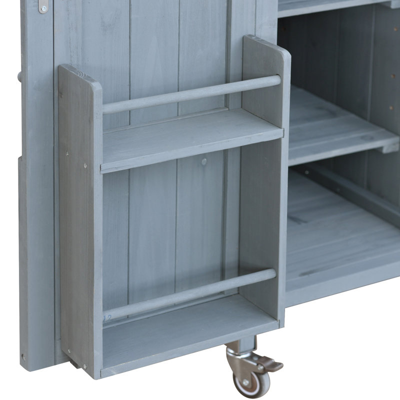 Outdoor Kitchen Island, Blue