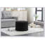 Repose-pieds rond avec rangement en tissu Boucle-2147201025