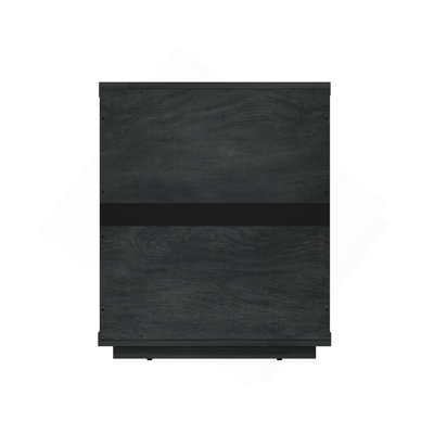 Table de chevet gris anthracite