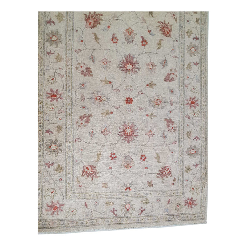 Davey Hand Knotted 3x5 Ivory Rug