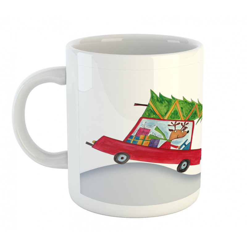 Grande tasse à café family reigndeer