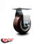 4 Inch Poly on Polyolefin Wheel Rigid Caster with Roller Bearing Service Caster|SCC-20R420-PPUR