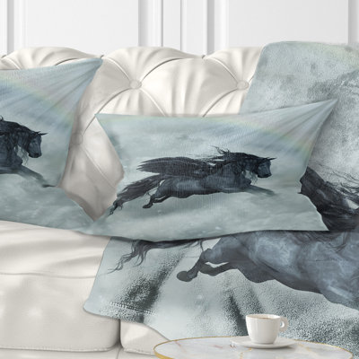 Pegasus in the Heaven - Animal Printed Pillow