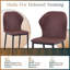 Chaise de salle à manger rembourrée avec structure en fer Steves-1946743020-1988682858