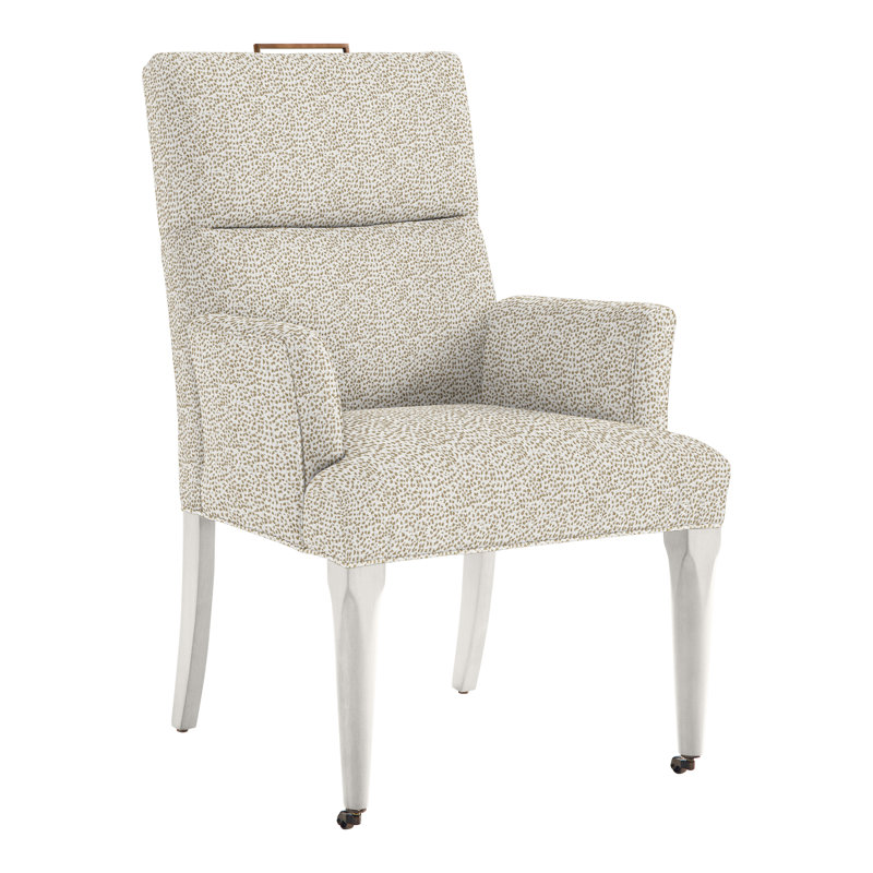 Brattle Road By Thom Filicia Arm Chair, Regent Mink, Casa Blanca