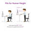 Bureau debout réglable Dojtcho Home Office-21589385-125263524