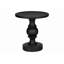 Table d'appoint, h 25 po, intérieur ou extérieur, chambre à coucher, bout, salon, table de chevet, ronde, table d'appoint, transitionnel-1135320413