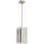 Luminaire suspendu rectangulaire 1 lumière