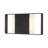 2 - Light IP54 LED Geometric Rectangle Black Outdoor Wall Light