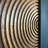 "Eclipse" Two-Tone Spruce Wood Hand-Painting Decorative Wall Panel - Decorative Wall Accessory