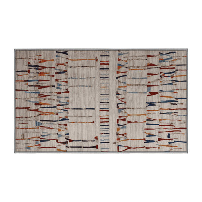 Machine Washable Gray Area Rug
