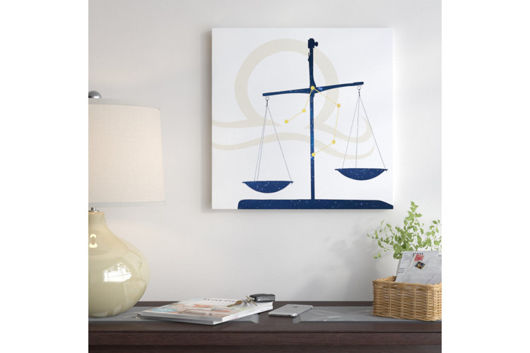 Libra painting. Libra star sign